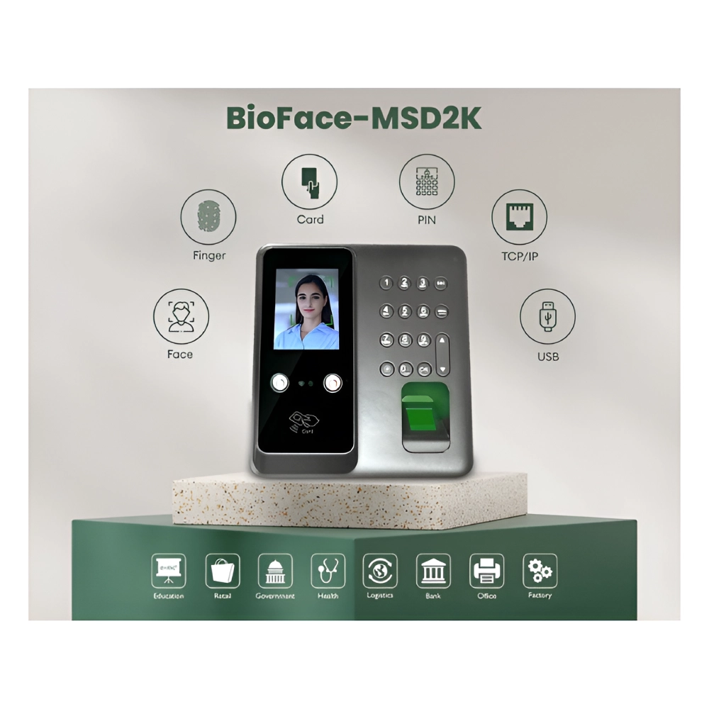 Mivanta BioFace MSD2K Face Time Attendance Access Control Terminal Biometric view 2
